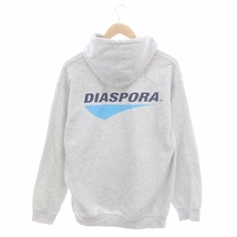 ディアスポラスケートボード Tour Logo Hooded Sweatshirt フーディーパーカー プルオーバー M ライトグレー /DF ■OS ■SH メンズ_画像2