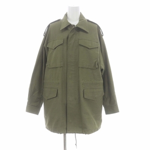 ハイク HYKE M-51 TYPE FIELD JACKET/BIG FIT ミリタリージャケット ミドル丈 ビッグシルエット 2 カーキグリーン /ES ■OS レディース