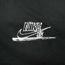 美品 ナイキ エスビー NIKE SB ロゴ プリント Tシャツ カットソー トップス 半袖 コットンポリ グラフィック DRI-FIT 703934-010 サイズL_画像4