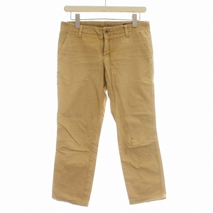 ope-kOPAQUE after dyeing pants chinos damage processing cropped pants 25 beige /*G lady's 