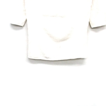 シビラ SYBILLA リブ ニット セーター 五分袖 コットン シンプル M ホワイト 白 /KT24 レディース_画像5