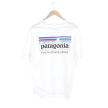 パタゴニア Patagonia Tシャツ カットソー 半袖 バックプリント S 白 ホワイト /ES メンズ_画像2