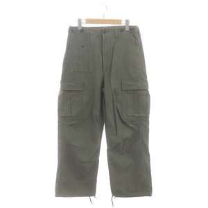 ナイジェルケーボン NIGEL CABOURN 23年 ARMY CARGO パンツ アーミー カーゴパンツ 8 カーキ /HS ■OS レディース