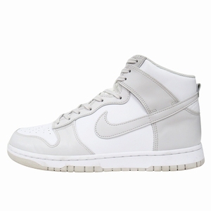 美品 ナイキ NIKE DUNK HI RETRO ダンクハイ レトロ スニーカー シューズ 靴 ハイカット レザー サイズ29cm DD1399-100