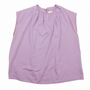  Ballsey BALLSEY Tomorrowland back ribbon no sleeve blouse gya The - cotton . pull over shirt cut and sewn tops 