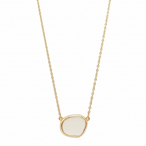 チエコプラス CHIEKO+ Lulu long necklace gold×white ルル ロングネックレス エポトップ ペンダント アクセサリー 100cm 重量18.3g