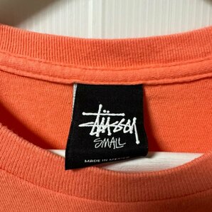 ステューシー STUSSY プリント Tシャツ カットソー S ピンク トップス レディースの画像3