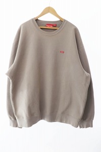 シュプリーム SUPREME 22AW Small Box Crewneck スモール ボックス ロゴ スウェット トレーナー XXL グレー ブランド古着ベクトル 中古☆AA