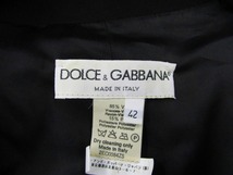 ドルチェ&ガッバーナ ドルガバ DOLCE&GABBANA 美品 ベスト ジレ 1B 金ボタン イタリア製 ブラック 42 Mサイズ相当 レディース_画像7