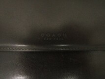 コーチ COACH 箱付き 二つ折り財布 レザー ウォレット 茶 ブラウン ■GY14 メンズ_画像3