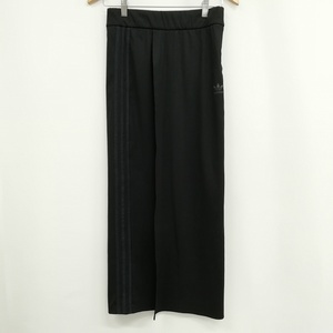 アディダスオリジナルス adidas originals BH LONG SKIRT CF1181 美品 ロング スカート タイト スリット ゴムウエスト M 黒 レディース