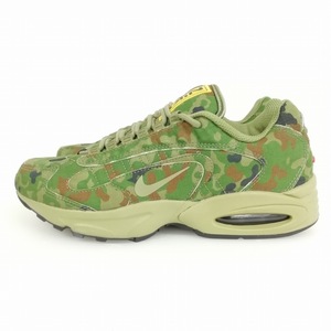 ナイキ NIKE CT5543-300 AIR MAX TRIAX 96 SAFARI エアマックス トライアックス 96 サファリ スニーカー 美品 27cm グリーン メンズ