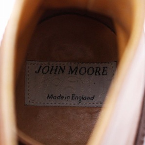 ジョン ムーア JOHN MOORE Combat Boot PATCH GHILLIE ショートブーツ レースアップ レザー 7.5 26cm 茶 ブラウン /BM メンズの画像5