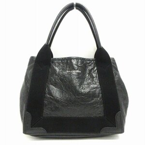  Balenciaga BALENCIAGA темно-синий бегемот sXS ручная сумочка кожа 542018 чёрный черный женский 