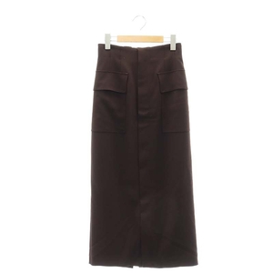  Lounie LOUNIE CARREMAN юбка тугой длинный 36 чай Brown /HK #OS женский 
