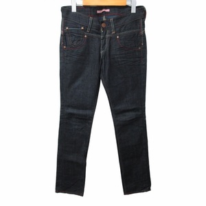 リーバイス レディースタイル LEVI'S LADY STYLE デニム ジーンズ ストレート インディゴブルー 青系 29インチ 約Mサイズ 0328 ■GY31 レデ