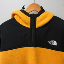 ザノースフェイス THE NORTH FACE 美品 ヒムフリースパーカー ブルゾン ジャケット ハーフジップ ロゴワッペン 刺? NA72031 黄 M_画像3