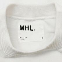 マーガレットハウエル MHL. 22SS ROUGH COTTON JERSEY Tシャツ カットソー 半袖 595-2168500 ホワイト 2 Mサイズ相当 0326 レディース_画像4