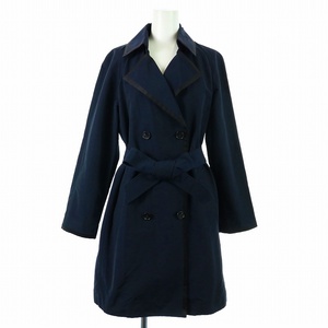  Des Pres DES PRES Tomorrowland trench coat long lining none belt attaching 1 S navy blue navy /KU lady's 