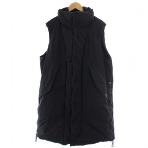 ワイスリー Y-3 ヨウジヤマモト M CH2 SUEDED POLY DOWN VEST ダウンベスト ジャケット ジップアップ ハイネック ナイロン M 黒 メンズ