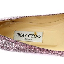 ジミーチュウ JIMMY CHOO パンプス フラット グリッター 35 22cm ピンク /YO1 ■SH レディース_画像5