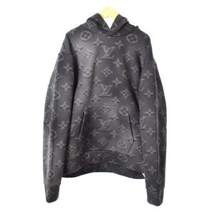 ルイヴィトン LOUIS VUITTON 21SS ヴァージルアブロー 3D モノグラム フーディー プルオーバー パーカー L グレー RM211M IHN HKY24W