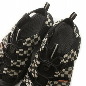 キーン KEEN NEWPORT H2 ニューポート スポーツサンダル チェッカーフラッグ 27.5cm 黒 ブラック 1013008 /IR ■GY03 メンズの画像4