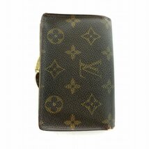 ルイヴィトン LOUIS VUITTON モノグラム ポルトモネ ビエヴィエノワ 二つ折り財布 ウォレット ロゴ 茶 ブラウン M61663_画像2