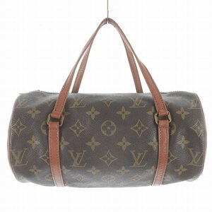 ルイヴィトン LOUIS VUITTON パピヨン26 モノグラム 旧型 ボストンバッグ ミニ PVC 茶色 ブラウン ベージュ M51366 ●D ■OH /SI4