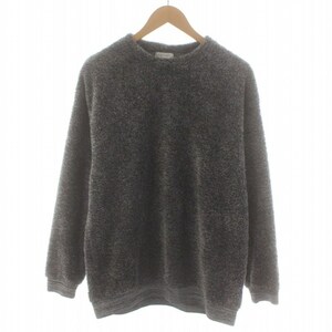 B&Y United Arrows BEAUTY&YOUTH beauty & Youth knitted sweater high‐necked boa L gray 1212-180-6315 /FQ men's 