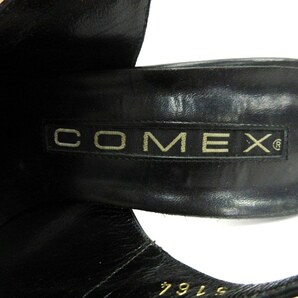 コメックス COMEX ポインテッドトゥ パンプス バックストラップ ブラック M ■016 レディースの画像6
