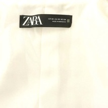 ザラ ZARA ツイード ジャケット アウター XS ライトベージュ /NR ■OS レディース_画像3