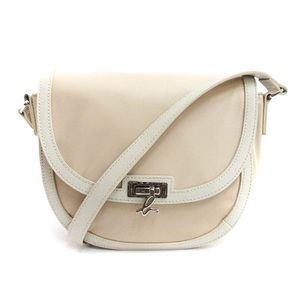  Agnes B boya-juAgnes b. VOYAGE nylon shoulder bag beige #016 lady's 