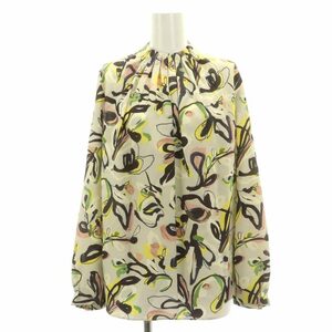  Tomorrowland collection TOMORROWLAND collection 23SSgmi flower stand tuck blouse long sleeve pull over 36