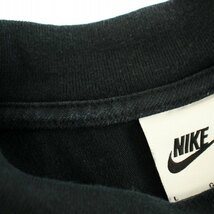 NIKE 22AW Casual Sports Round Neck Pullover Long Sleeves Hoodie スウェット トレーナー 長袖 スウォッシュ L 黒 グレー 青 メンズ_画像6
