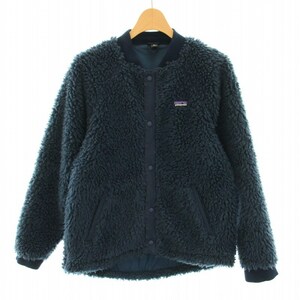 パタゴニア Patagonia 20AW ガールズレトロエックスボンバージャケット Girls' Retro-X Bomber Jacket アウター ボア 14 XL 紺 キッズ