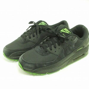 ナイキ NIKE エアマックス90 AIR MAX スニーカー レザー スウェード DQ4071-005 黒 ブラック 27cm ■SM1 メンズ