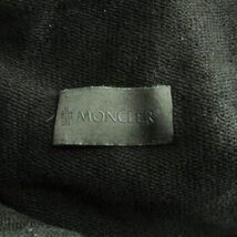 モンクレール MONCLER 21年製 サイドロゴパンツ スウェット H20918H00003 コットン 黒 ブラック XL ジャンク ■SM1 メンズ_画像5