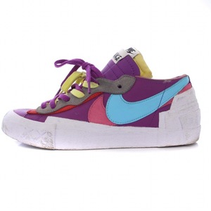 ナイキ NIKE KAWS sacai Blazer Low Purple Dusk スニーカー シューズ 28cm 紫 パープル DM7901-500 メンズ