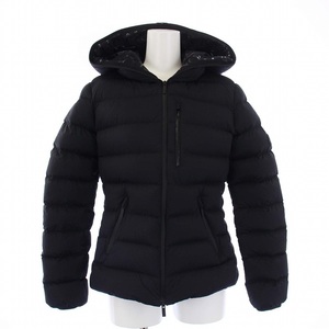 モンクレール MONCLER 22AW HERBE エルブ ダウンジャケット アウター ジップアップ フード 裏ロゴ 0 XS 黒 ブラック 53132