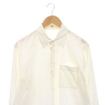 ワイズ Y's ポケット 長袖シャツ カジュアル 白 ホワイト /AT ■OS メンズ_画像4
