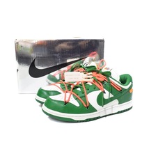 ナイキ NIKE × OFF-WHITE Dunk Low White Pine-Green ダンク ロー ホワイト パイン グリーン スニーカー US8 CT0856-100 メンズ_画像9