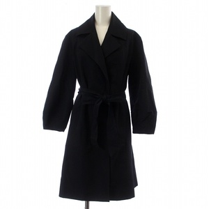  Diane phone fa stain bar gDVF STUDIO Studio spring coat trench coat waist ribbon 0 XS navy blue 115-152202