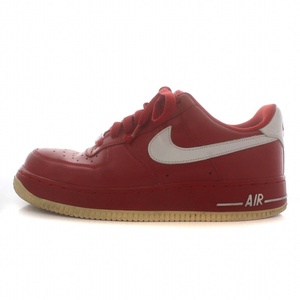 ナイキ NIKE エアフォース1 WMNS AIR FORCE 1 LOW 07 スニーカー レザー ローカット ロゴ 刺繍 US6.5 23.5cm 赤 315115-604