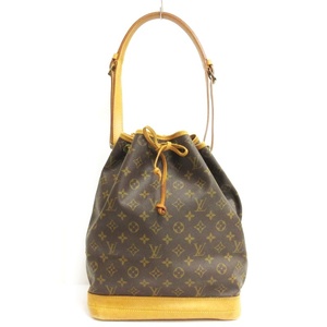 ルイヴィトン LOUIS VUITTON モノグラム ノエ ショルダーバッグ 巾着 M42224 フランス製 ブラウン ■ECS レディース