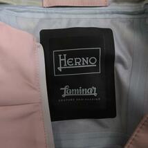 ヘルノ HERNO タグ付き スプリングコート ショート丈 長袖 フード ジップアップ ゴアテックス GC026DL ピンク 44 L位 レディース_画像6