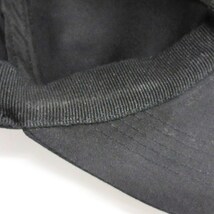 ヌメロヴェントゥーノ N°21 ロゴ キャップ 帽子 イタリア製 19AU-7100-6941 コットン ブラック レディース_画像7