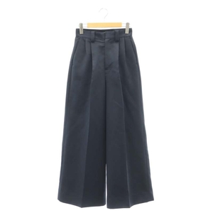 verumeiyupa- Iena VERMEIL par iena 23SS Echino wide pants tuck center Press 36 navy blue navy /CX #OS lady's 