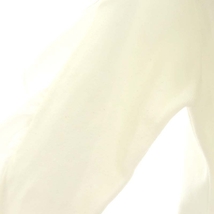 セブンテンバイミホカワヒト SEVEN TEN by MIHO KAWAHITO フリルニット カットソー 長袖 ハイネック S 白 ホワイト /MI ■OS レディース_画像8