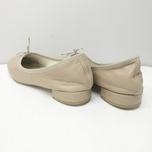 レペット Repetto フラットシューズ パンプス レザー リボンモチーフ ベージュ 系 39 1/2 約25cm 0408 ■023 レディース_画像2